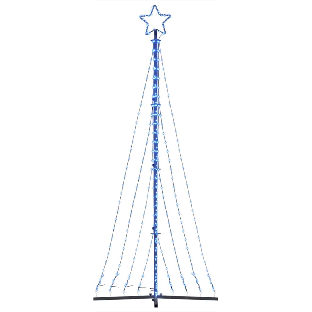 LED Árvore de Natal 447 LEDs Azul 249 cm
