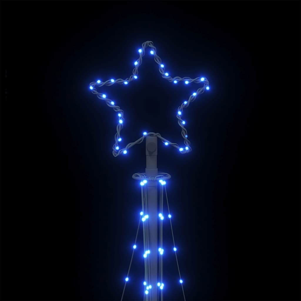 LED Árvore de Natal 447 LEDs Azul 249 cm
