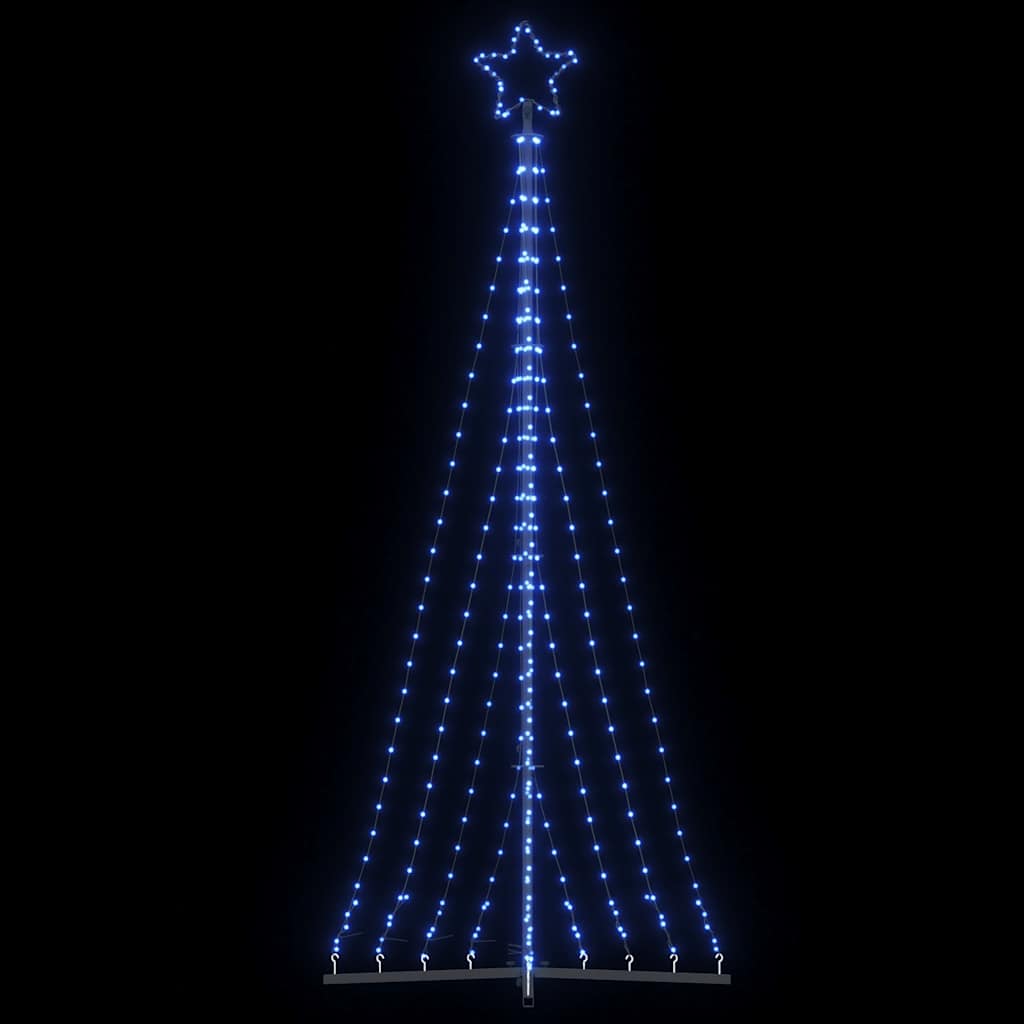 LED Árvore de Natal 447 LEDs Azul 249 cm