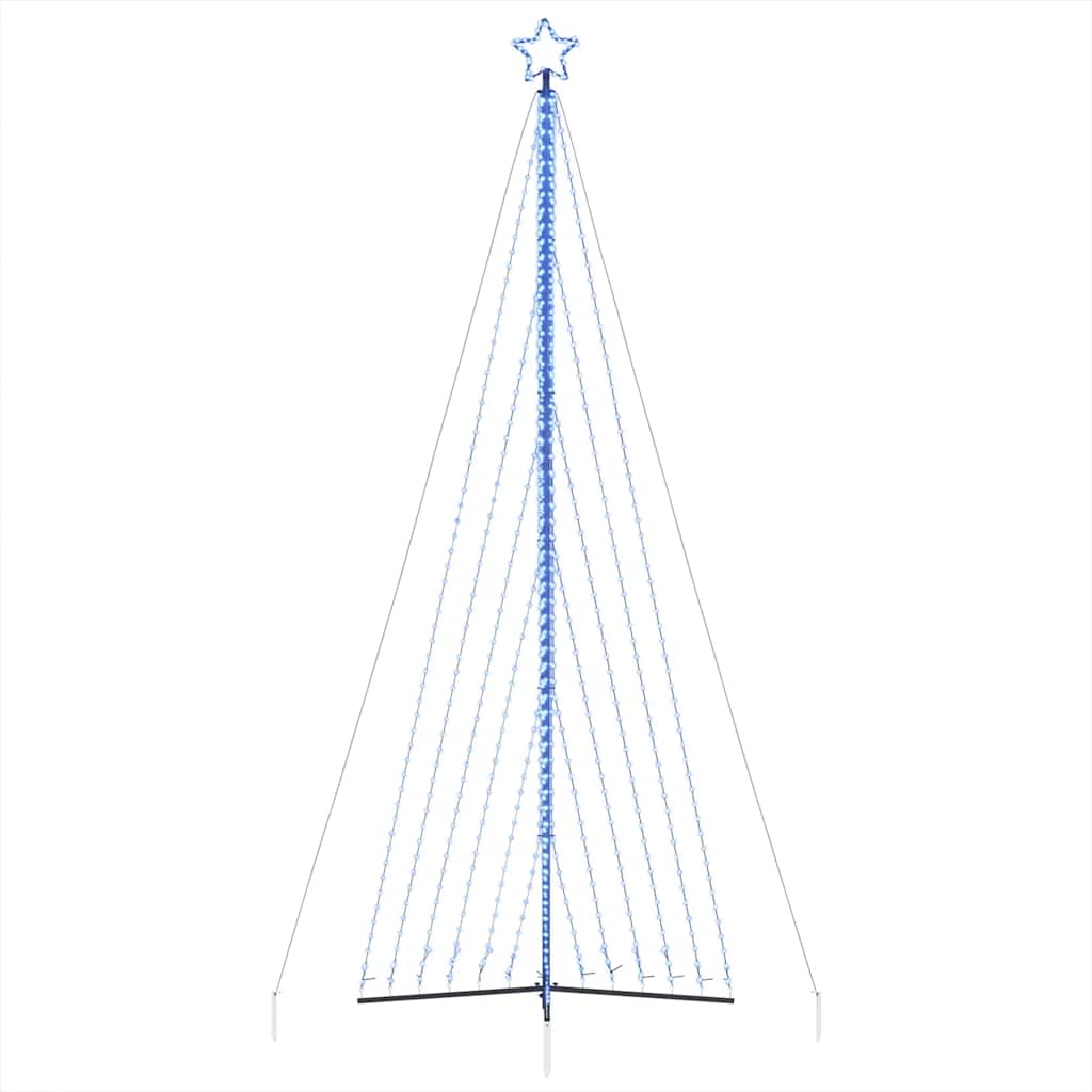 LED Árvore de Natal 789 LEDs Azul 476 cm