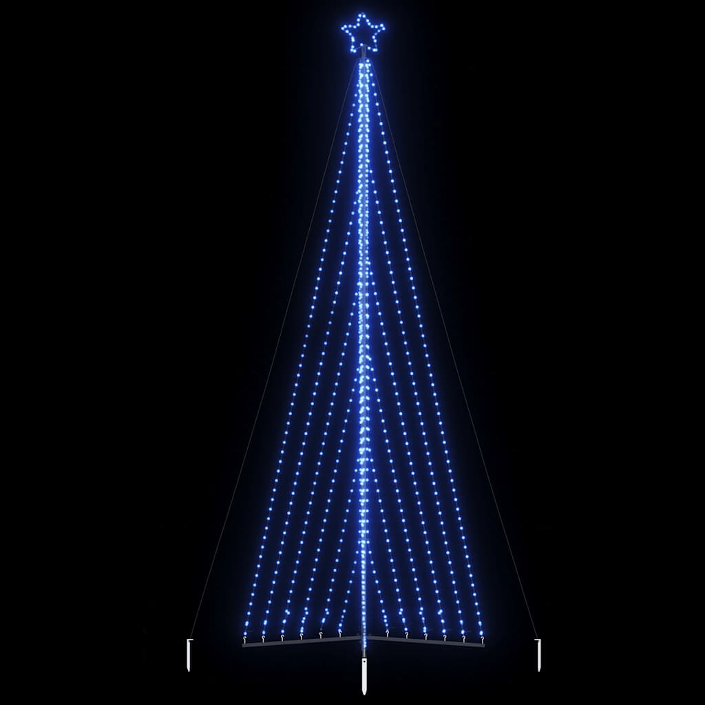 LED Árvore de Natal 789 LEDs Azul 476 cm