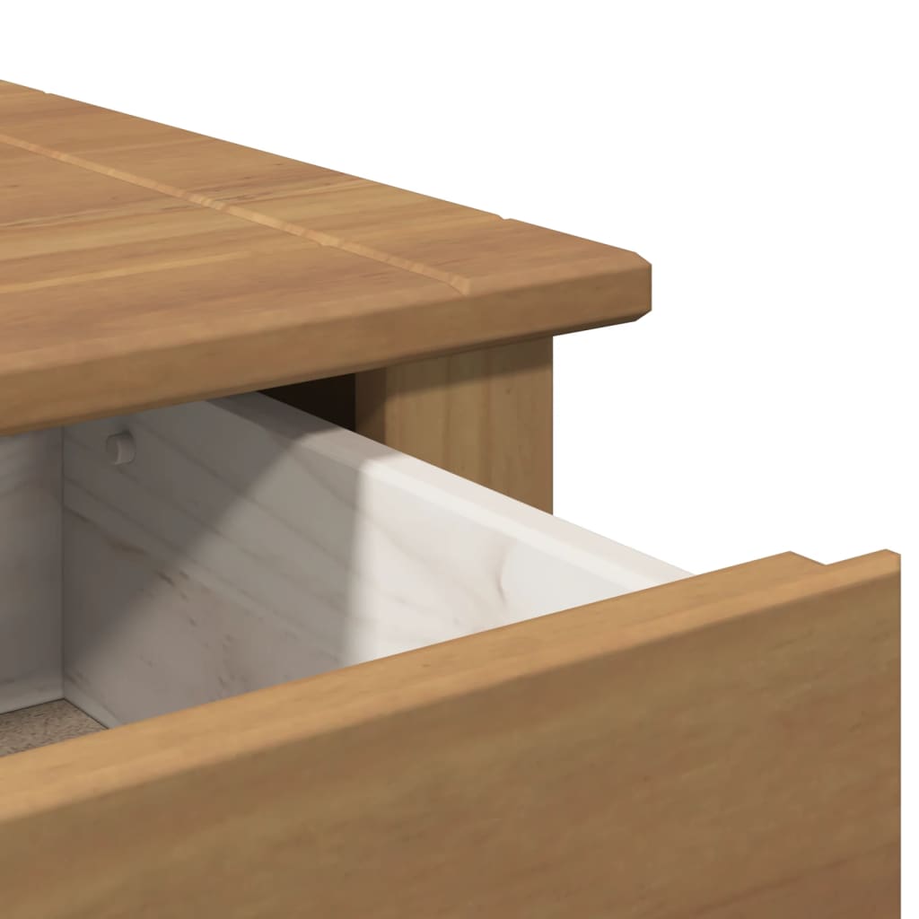 Mesa de cabeceira Panama 46x40x57 cm madeira de pinho maciça