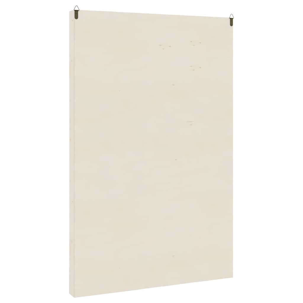 Vitrine de colecionador de madeira com 90 compartimentos 50,5x4,5x79cm