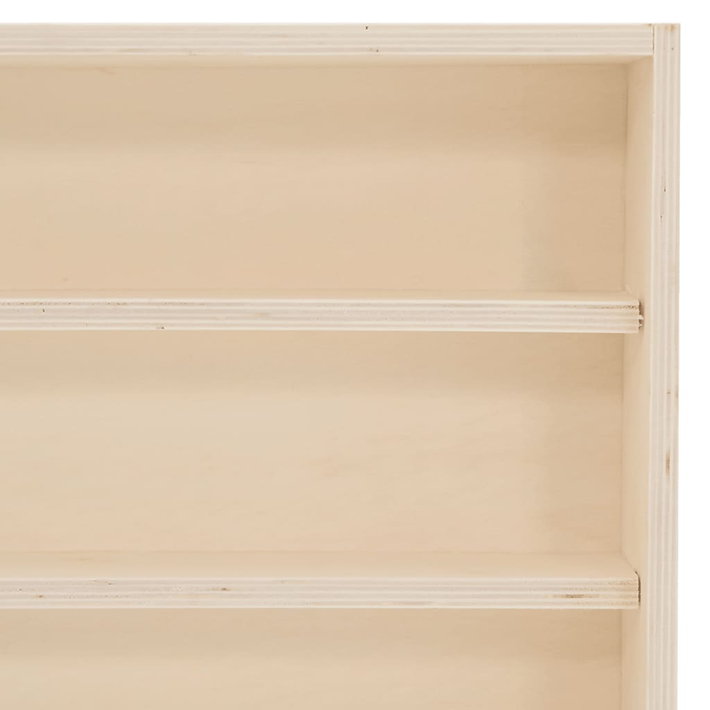 Vitrine de colecionador de madeira com portas 40x8,5x37 cm
