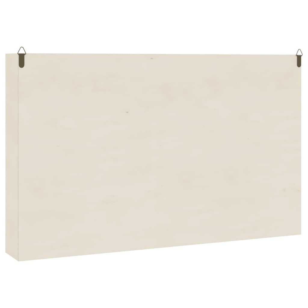 Vitrine de colecionador de madeira com portas 60x8,5x37cm