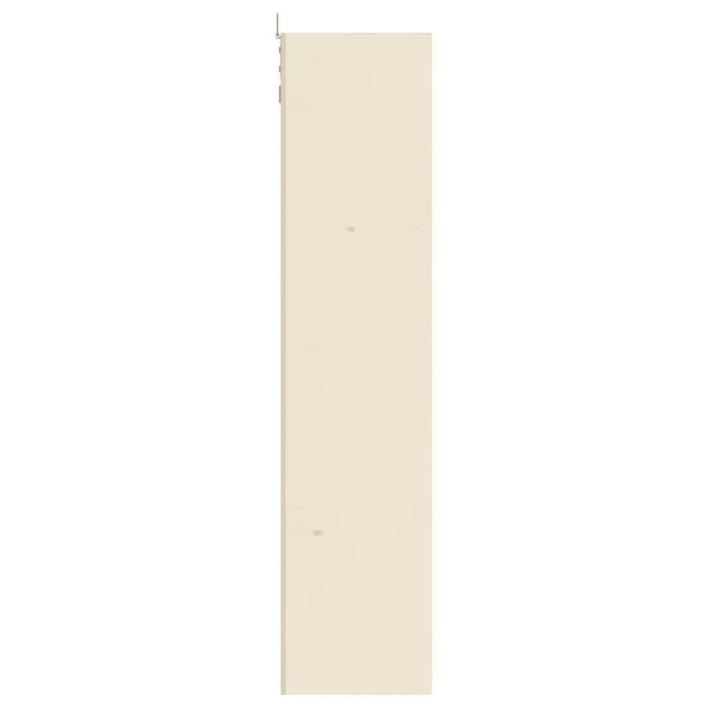 Vitrine de colecionador de madeira com portas 80x8,5x37cm