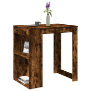 Mesa de bar 102x70x103,5cm derivados de madeira carvalho fumado