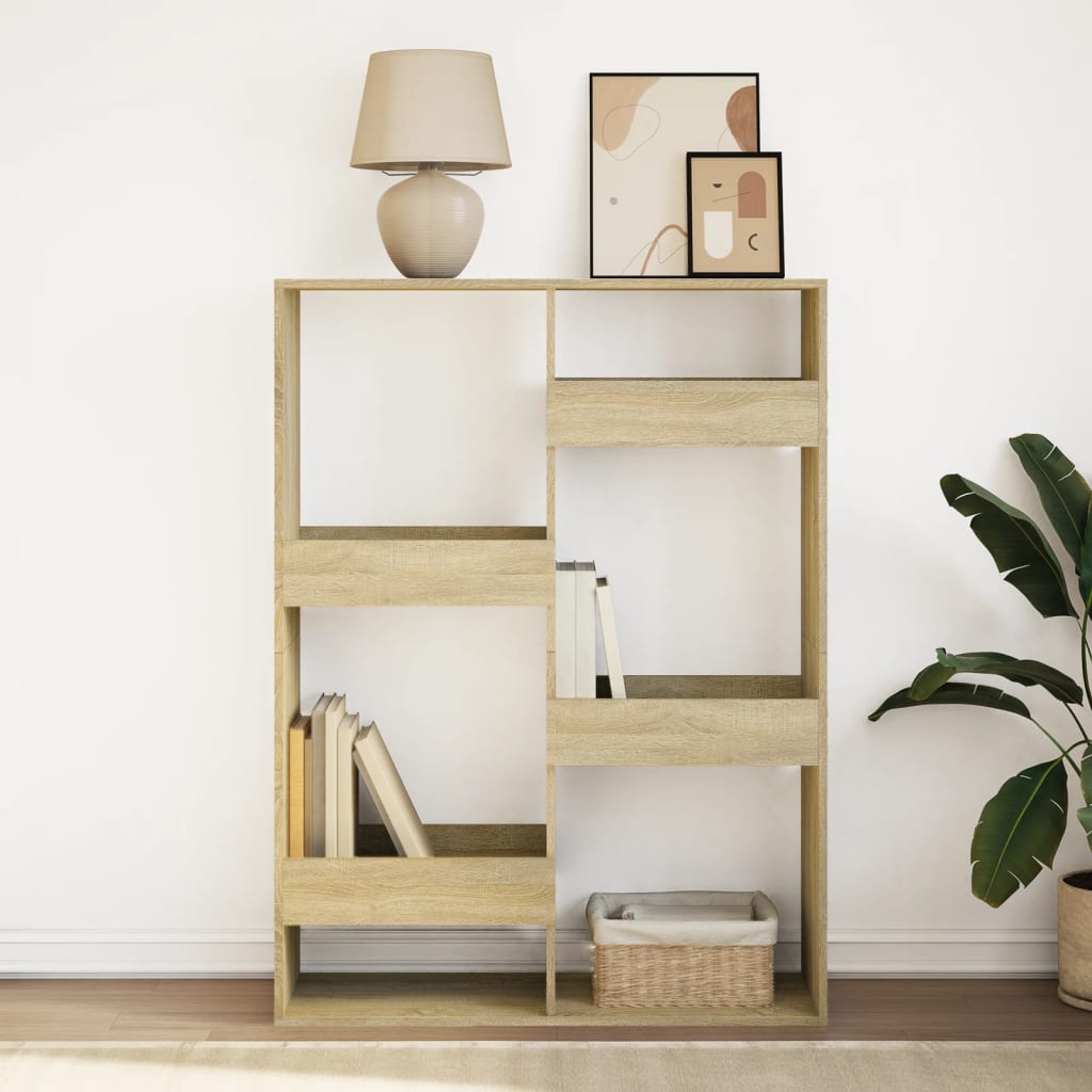 Estante 100x33x135 cm derivados de madeira carvalho sonoma