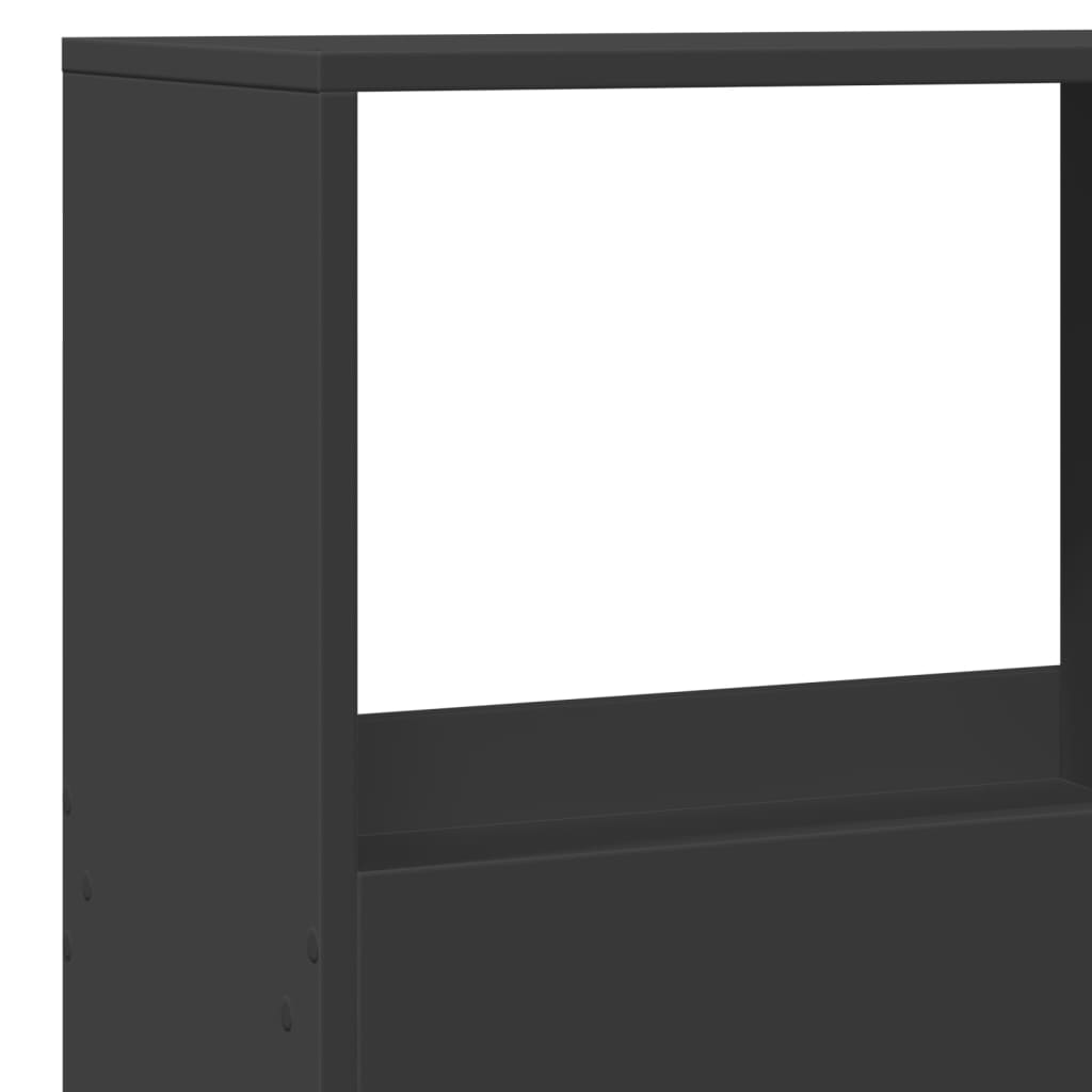 Estante 100x33x155,5 cm derivados de madeira preto