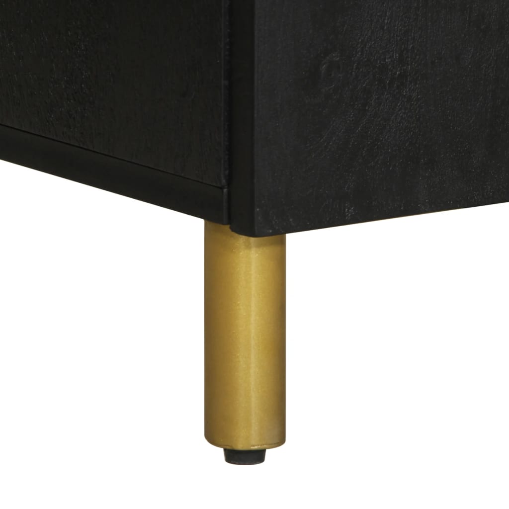 2 pcs conjunto móveis casa de banho derivados de madeira preto