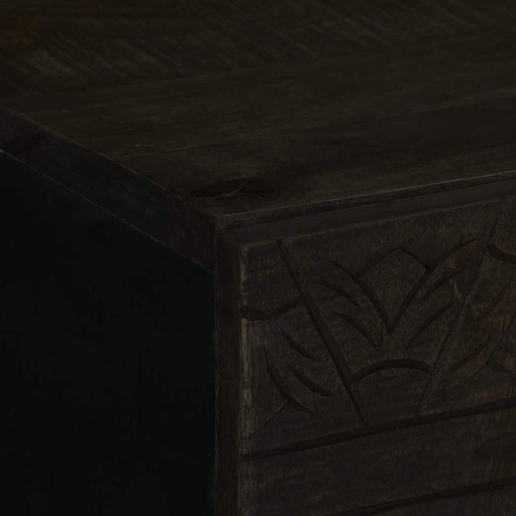 3 pcs conj. móveis p/ casa de banho madeira mangueira maciça