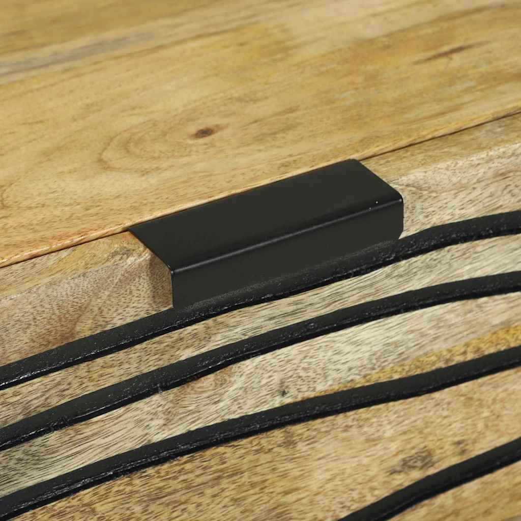 Aparadores com gaveta 2 pcs Castanho 60 x 33.5 x 75 cm