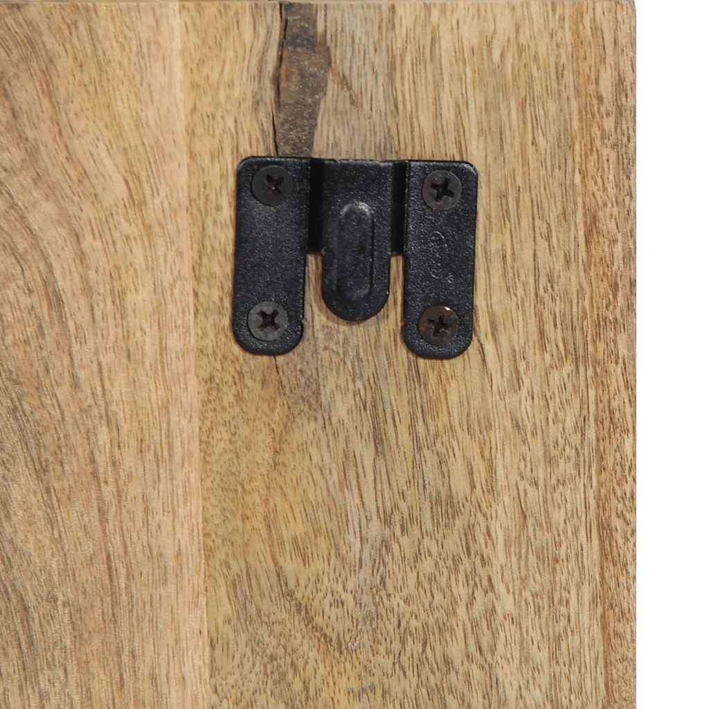 Mesa de cabeceira 50x27x50 cm madeira maciça manga áspera