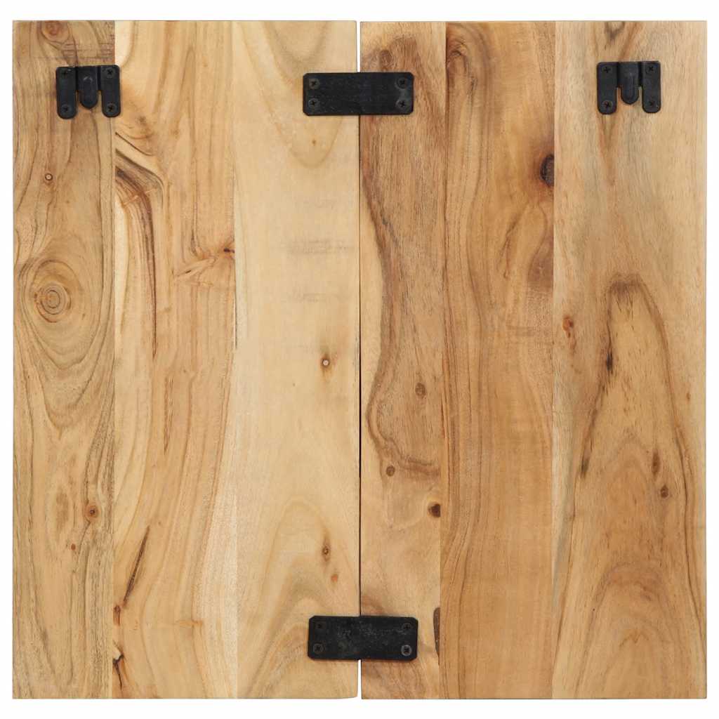 Mesa de cabeceira 50x27x50 cm madeira de acácia maciça