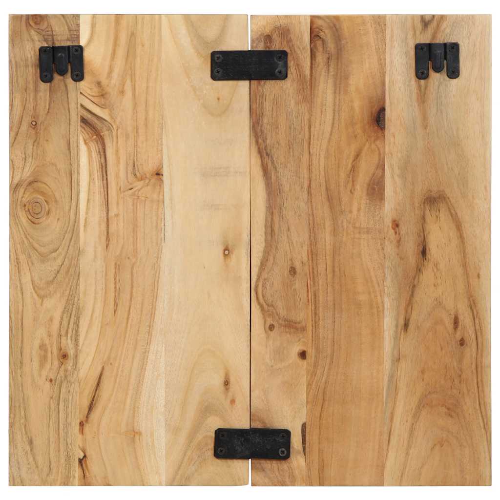 Mesa de cabeceira 50x27x50 cm madeira de acácia maciça