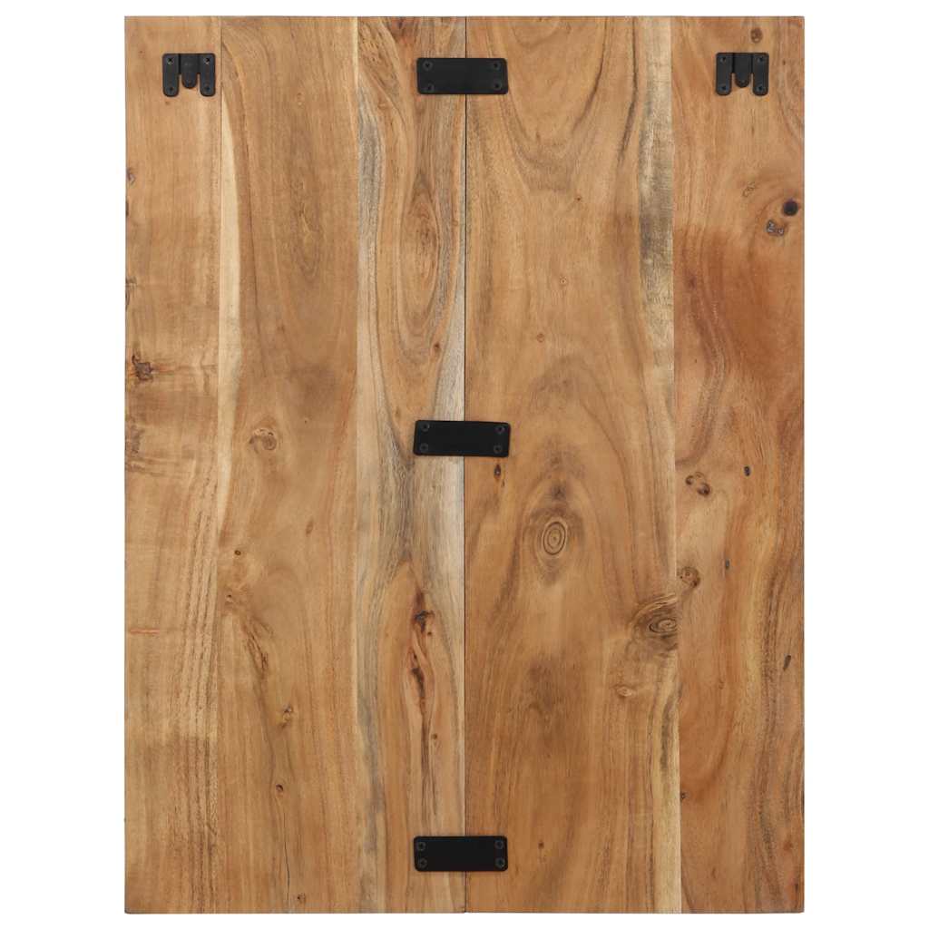 Mesa de cabeceira 60x32x80 cm madeira de acácia maciça