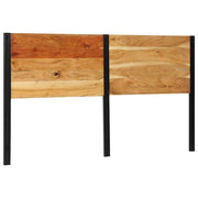 Cabeceira de cama 180 cm madeira de acácia maciça/ferro