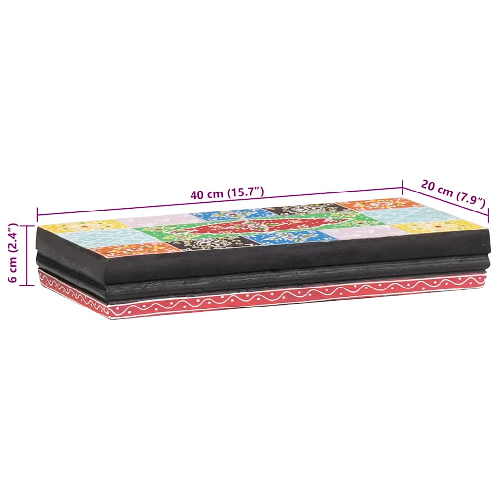 Prateleiras de Parede 2 pcs Multicolor 40 x 20 x 6 cm