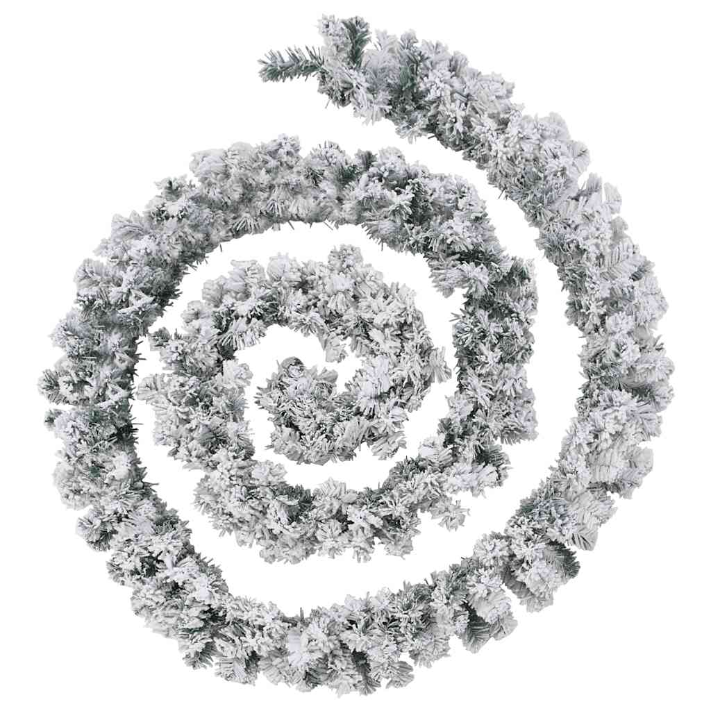 Guirlanda de Natal com Luzes LED Verde 5 m PVC