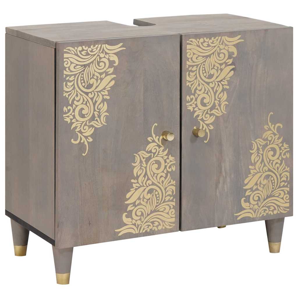 Conjunto de Móveis para Banheiro com gaveta 5 pcs Cinzeto