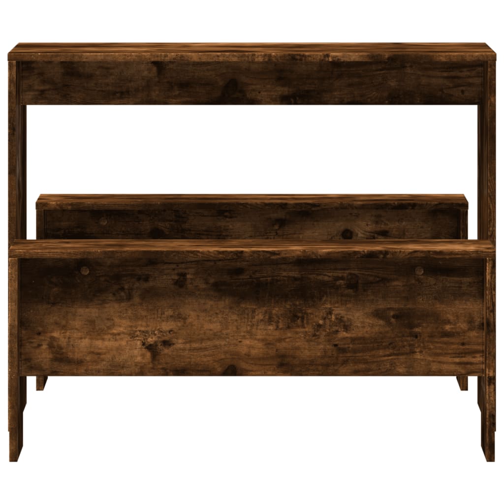 3 pcs conj. mesa jantar e banco deriv. madeira branco brilhante