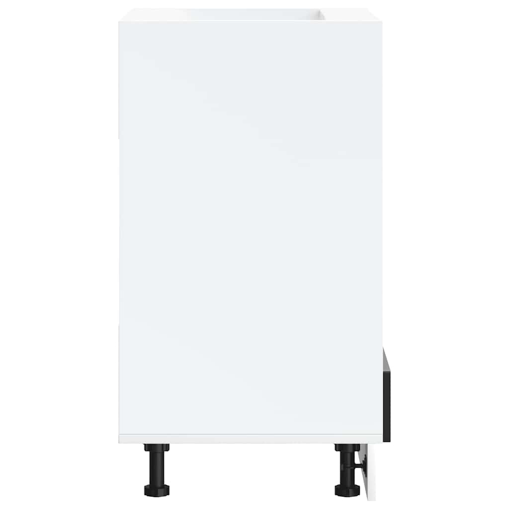 Armário forno Kalmar derivados de madeira branco brilhante