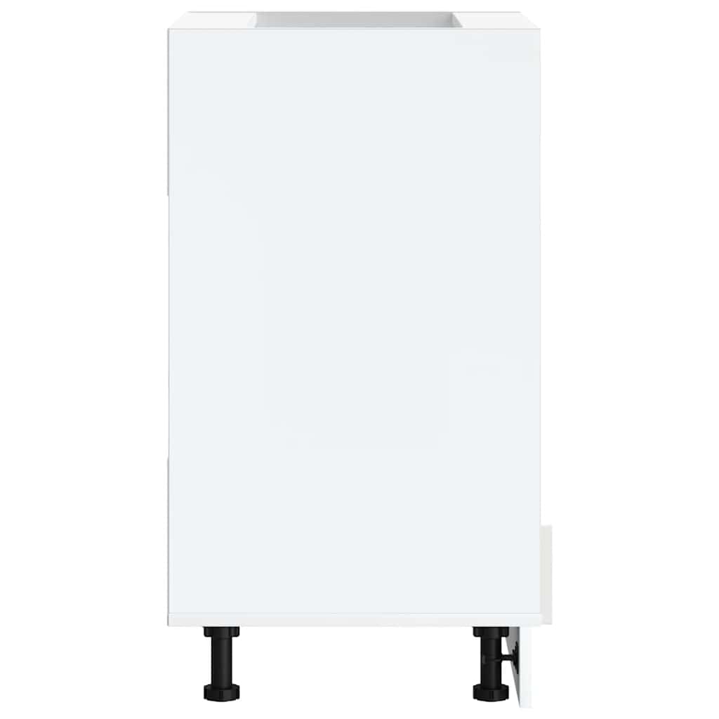 Armário forno Kalmar derivados de madeira branco brilhante