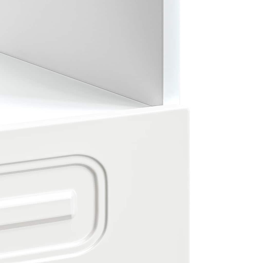 Armário forno Kalmar derivados de madeira branco brilhante