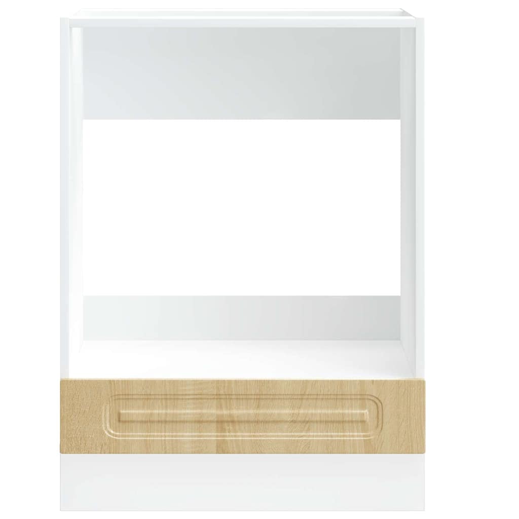 Armário forno Kalmar derivados de madeira branco brilhante