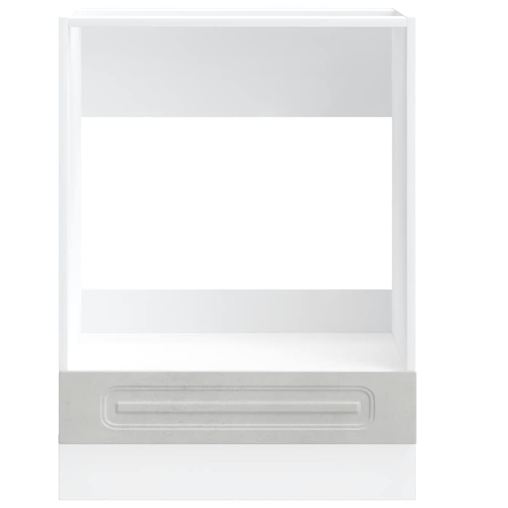 Armário forno Kalmar derivados de madeira branco brilhante