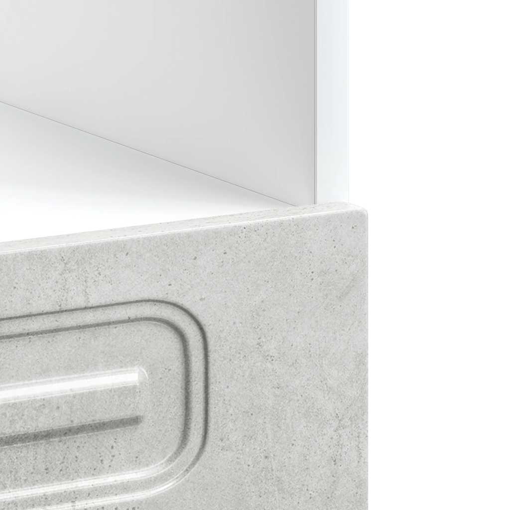 Armário forno Kalmar derivados de madeira branco brilhante