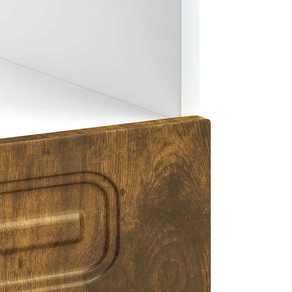 Armário forno Kalmar derivados de madeira branco brilhante