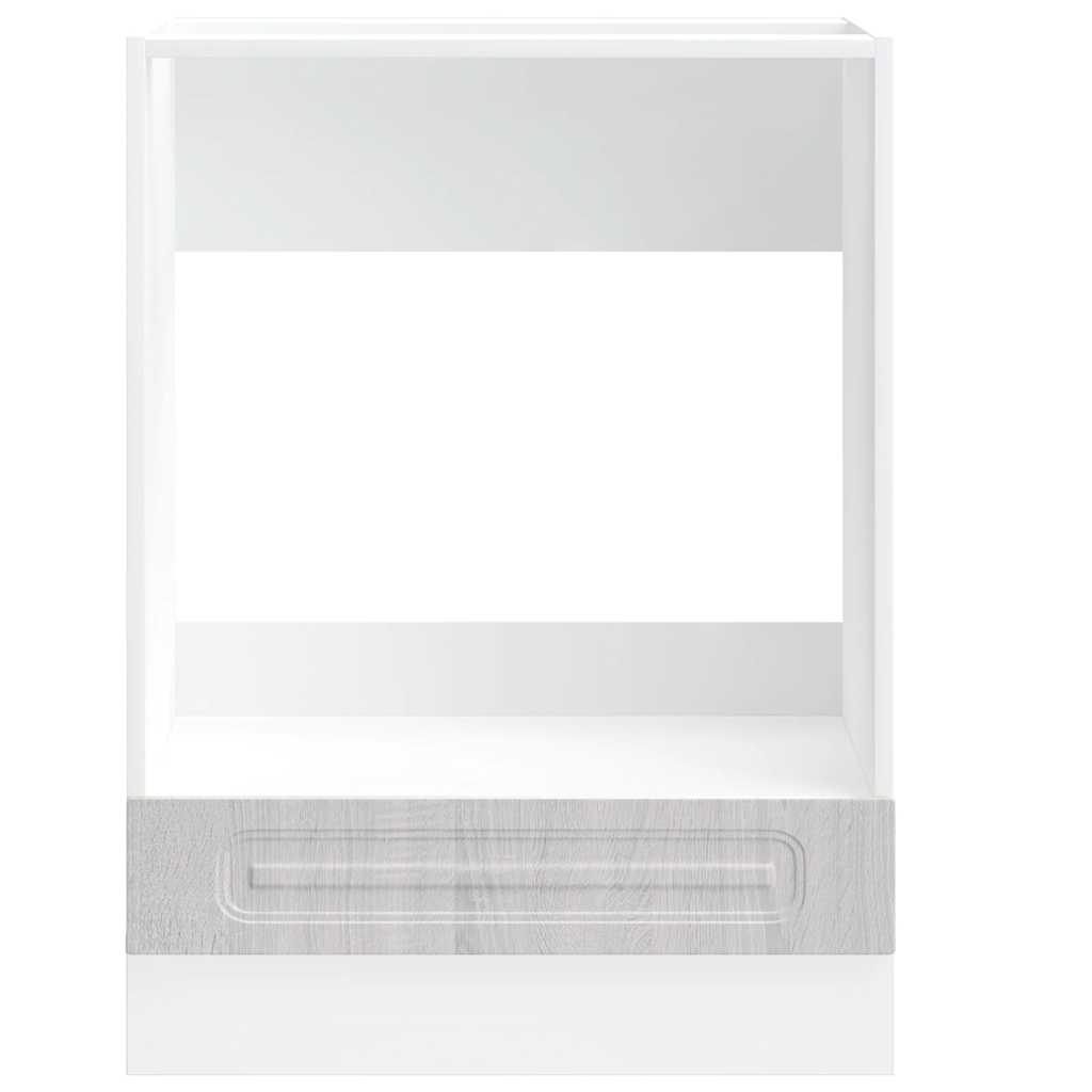 Armário forno Kalmar derivados de madeira branco brilhante