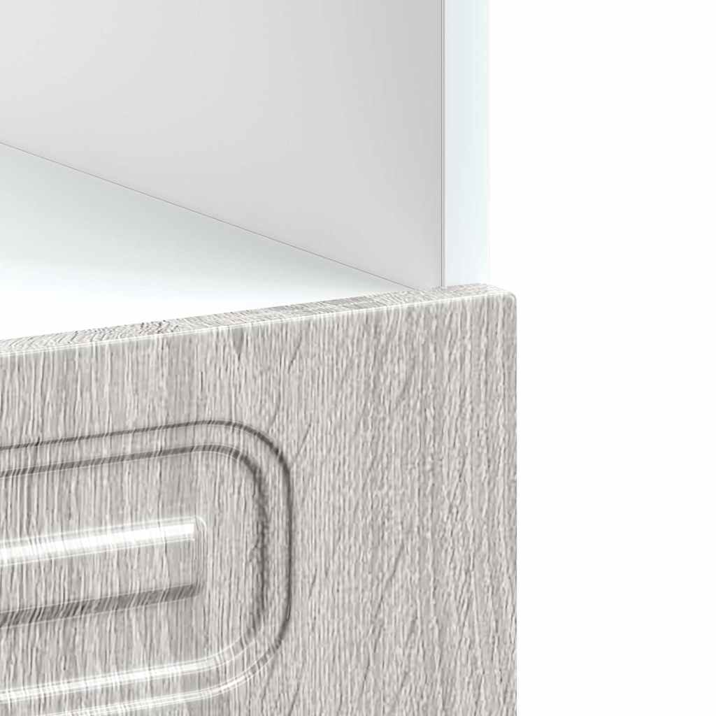 Armário forno Kalmar derivados de madeira branco brilhante