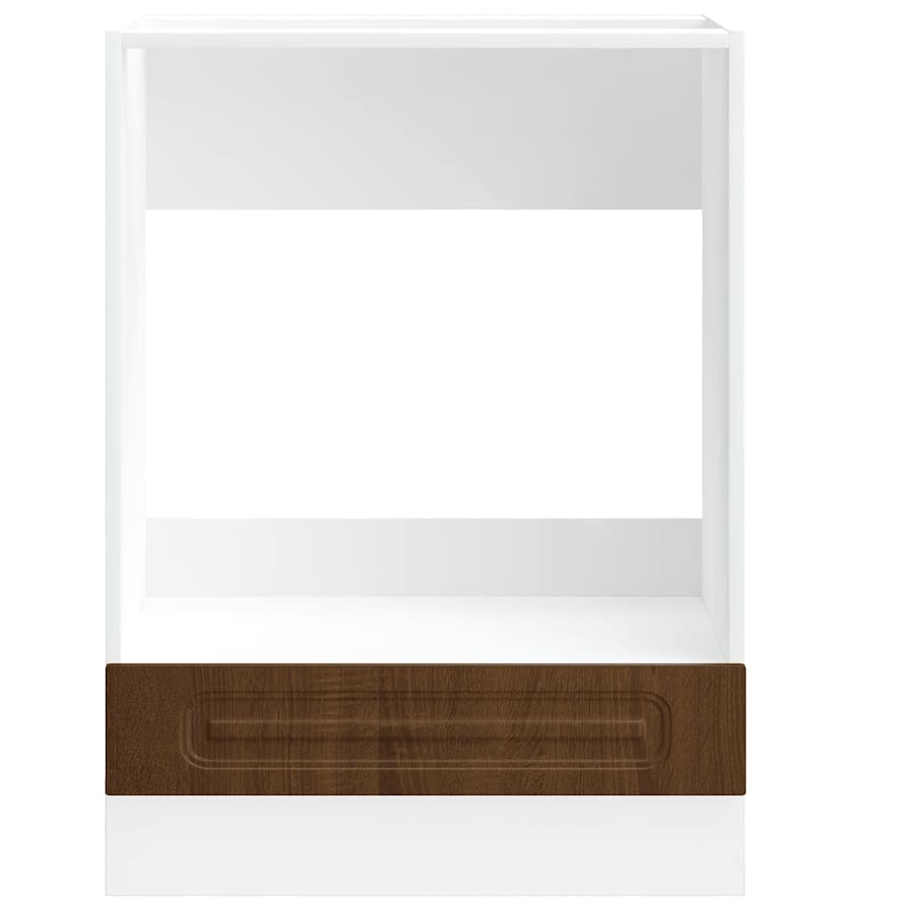 Armário forno Kalmar derivados de madeira branco brilhante