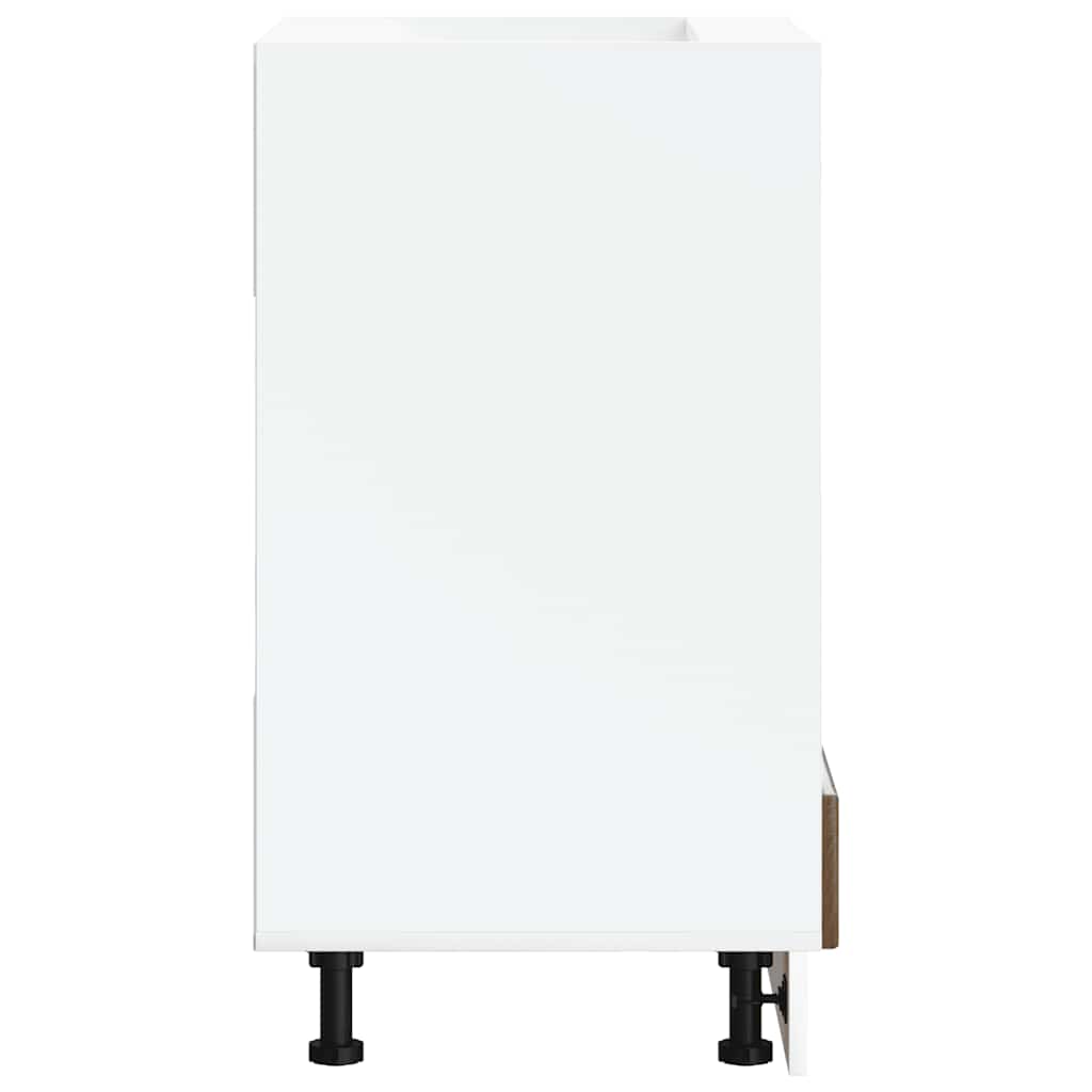 Armário forno Kalmar derivados de madeira branco brilhante