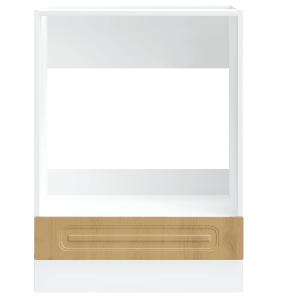 Armário forno Kalmar derivados de madeira branco brilhante