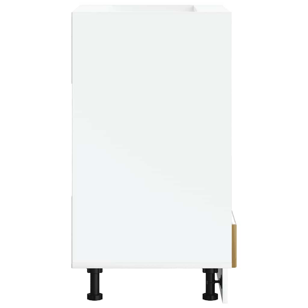 Armário forno Kalmar derivados de madeira branco brilhante