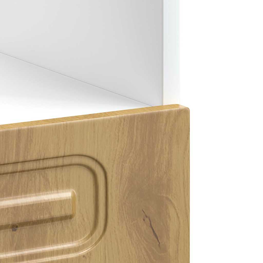 Armário forno Kalmar derivados de madeira branco brilhante