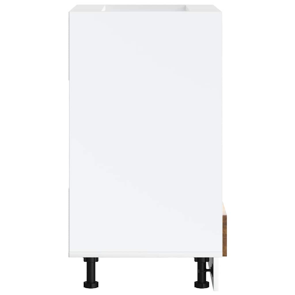 Armário forno Porto derivados de madeira branco