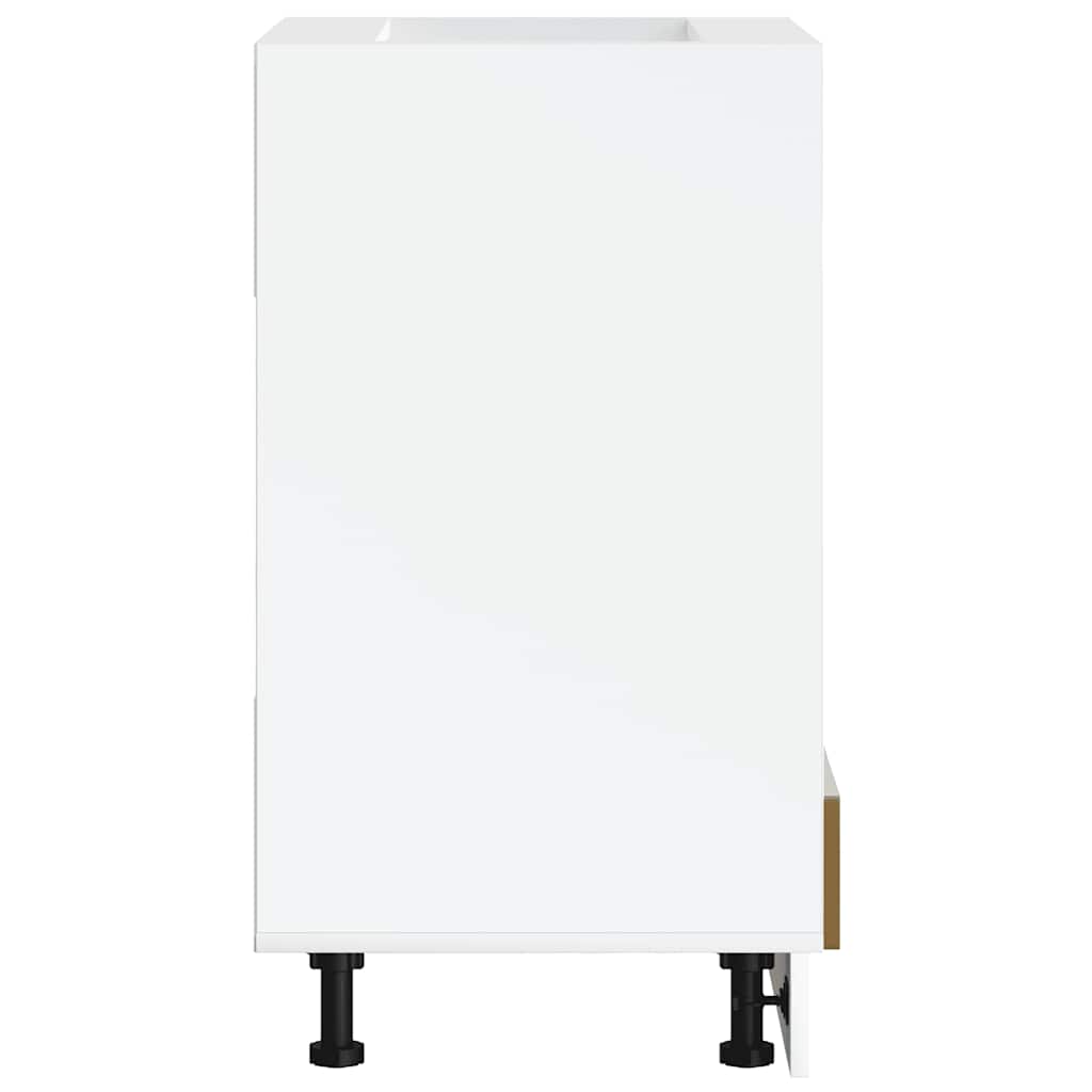 Armário forno Porto derivados de madeira branco