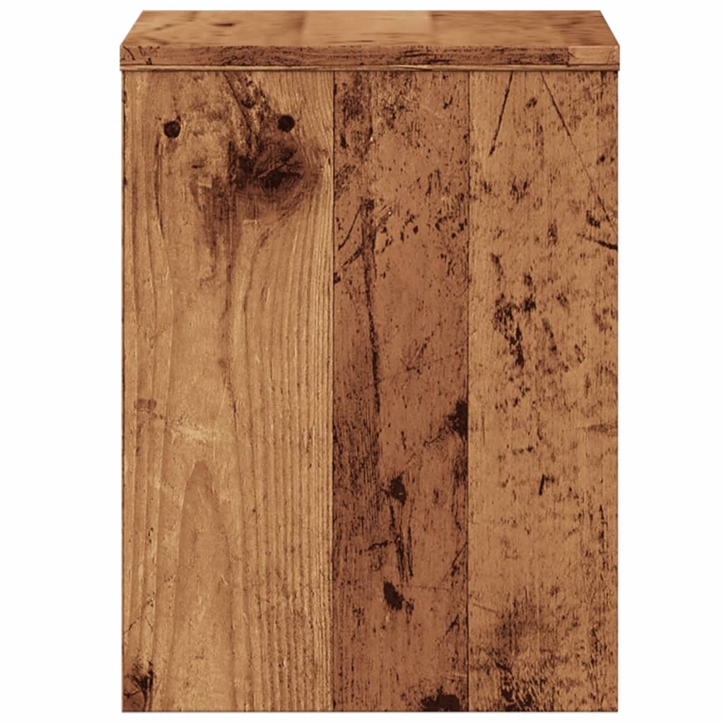 Mesa de cabeceira 40x30x40cm derivados de madeira madeira velha
