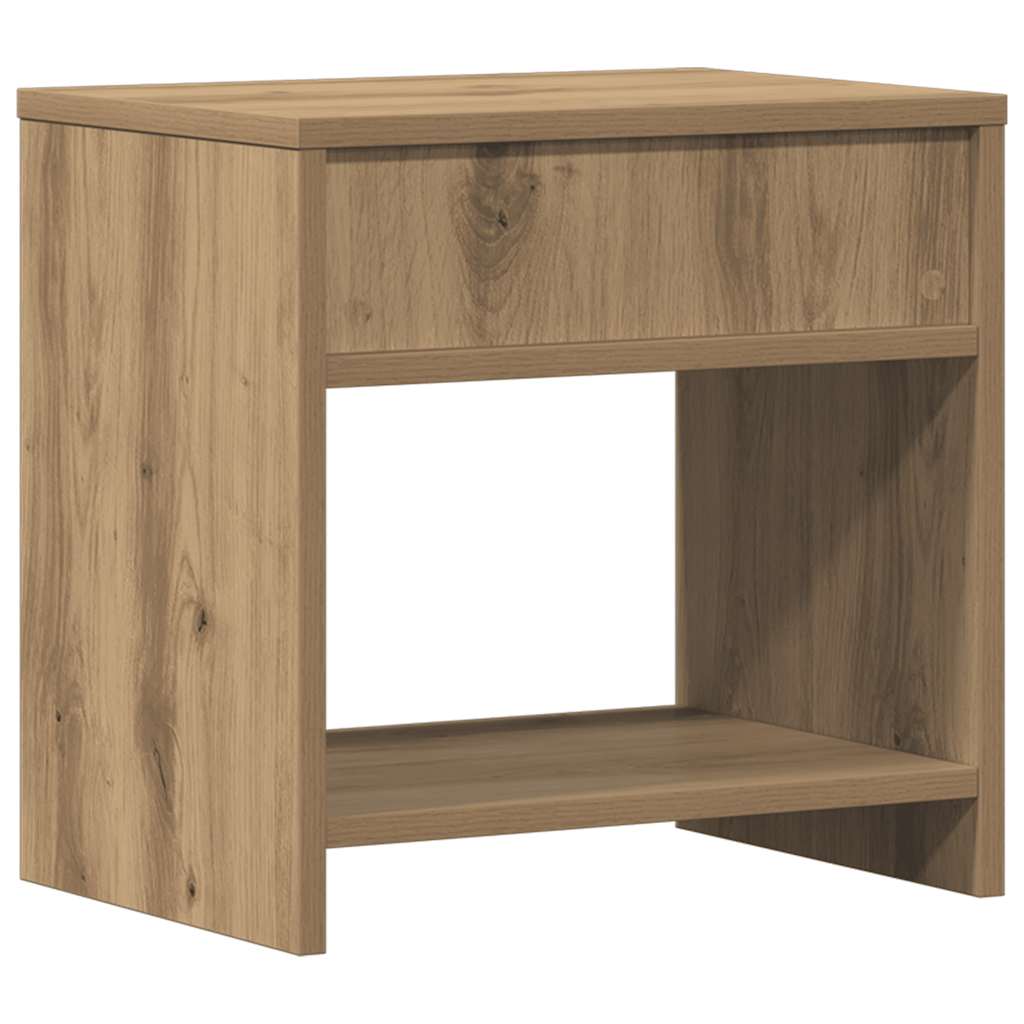 Mesa de cabeceira 40x30x40 cm deriv. madeira carvalho artisiano