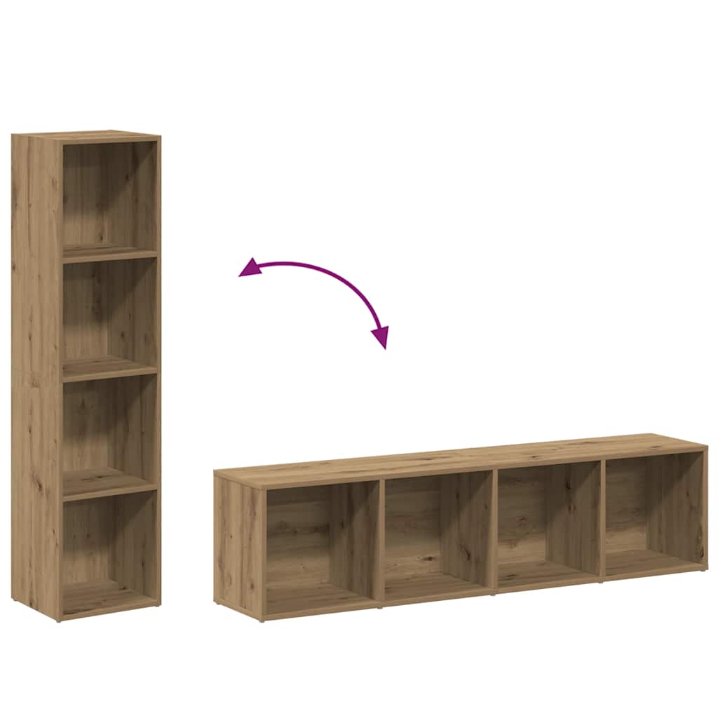 Estante 36x30x143 cm derivados de madeira carvalho artisiano