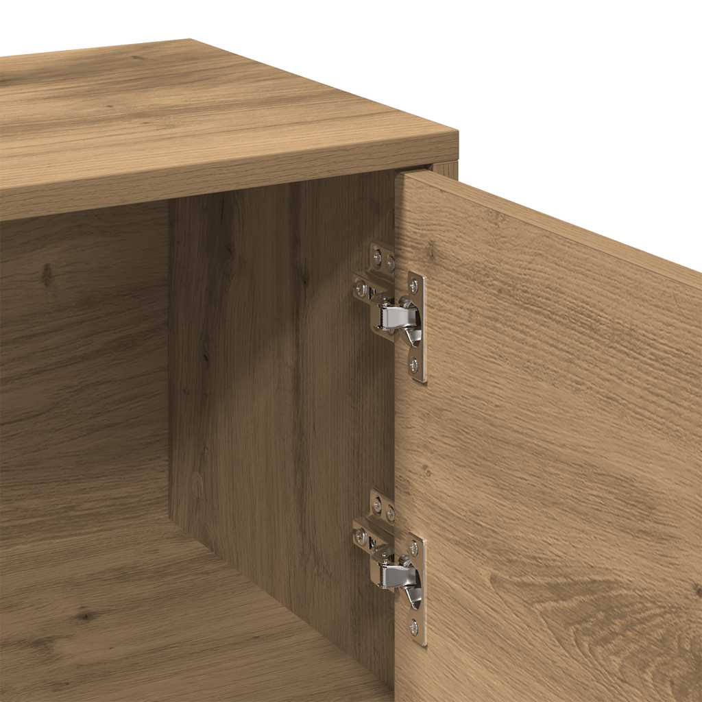 Móvel TV 102x30x37,5 cm derivados de madeira carvalho artisiano