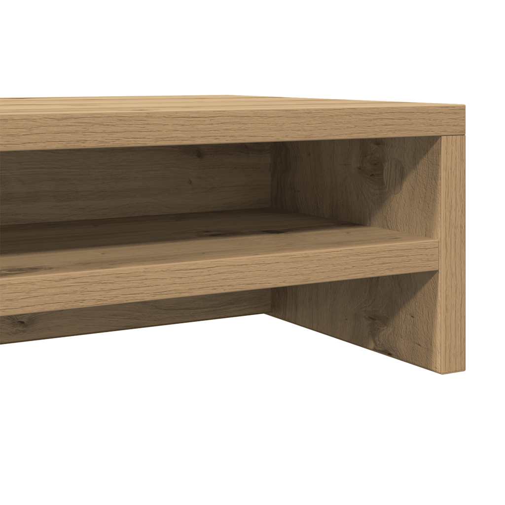 Suporte para monitor Artisan Oak 100x24x13 cm Madeira projetada