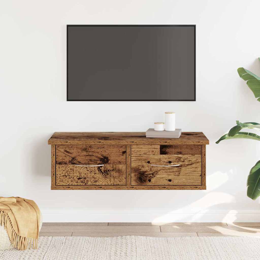 Armário parede 60x26x18,5 cm derivados de madeira madeira velha