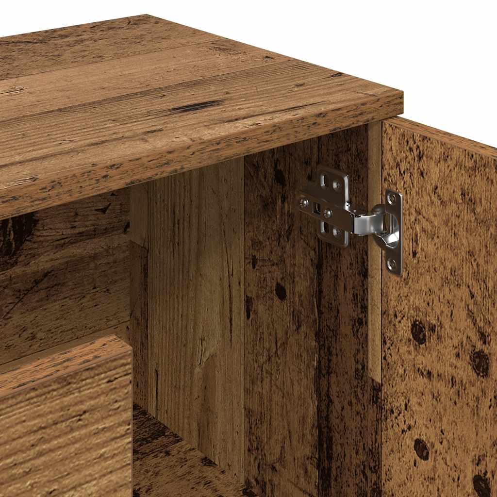 Aparador 90x29,5x65 cm derivados de madeira madeira velha