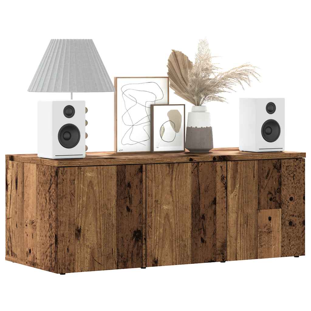 Móvel TV madeira antiga 80x34x30 cm madeira trabalhada