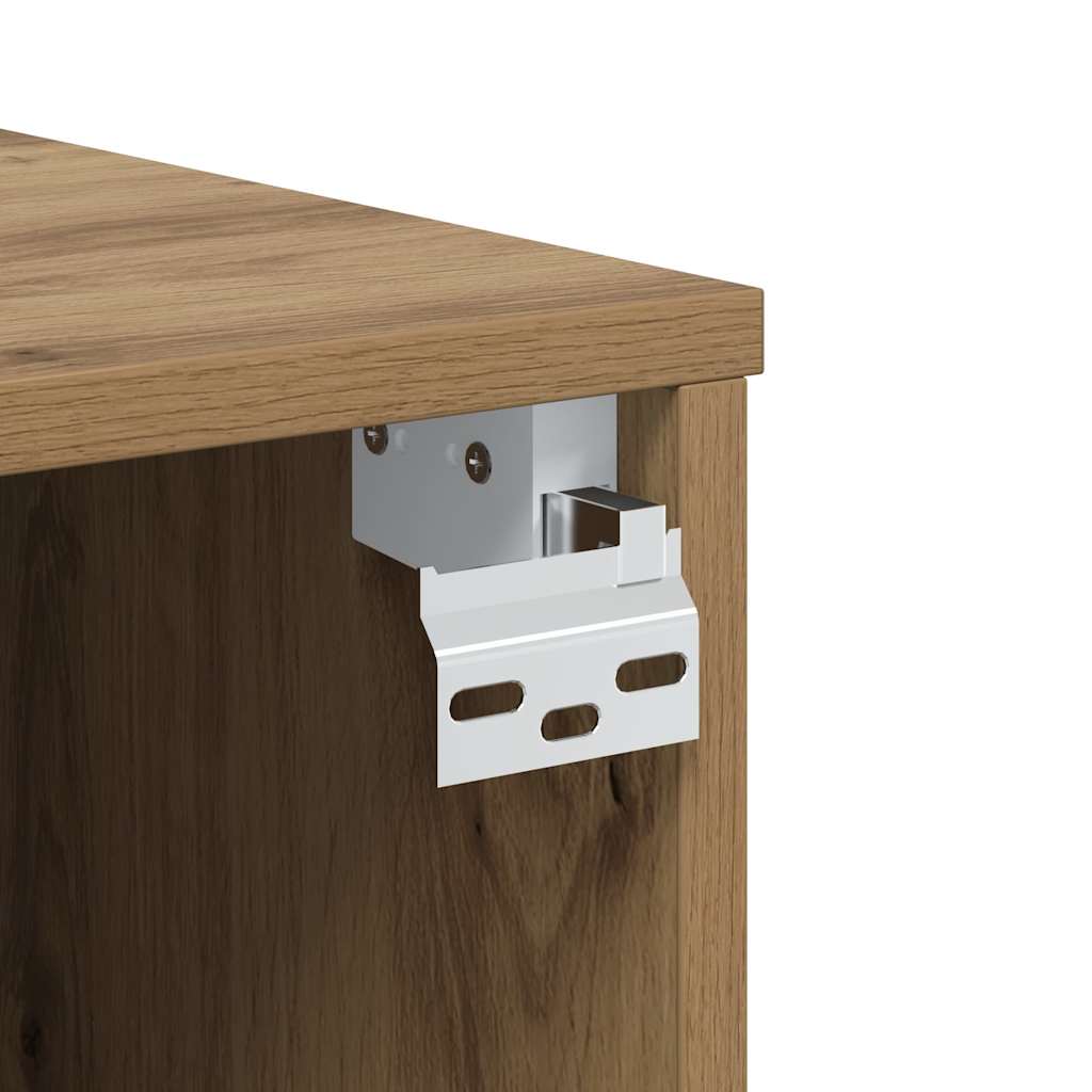 Móvel para TV de parede derivados de madeira carvalho artisiano